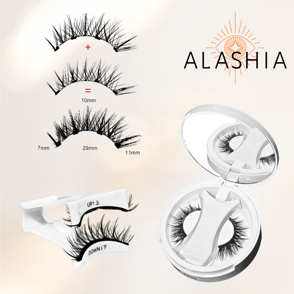 Sunflower Style Alashia Magnetic Eyelashes - No Glue, Reusable & Waterproof