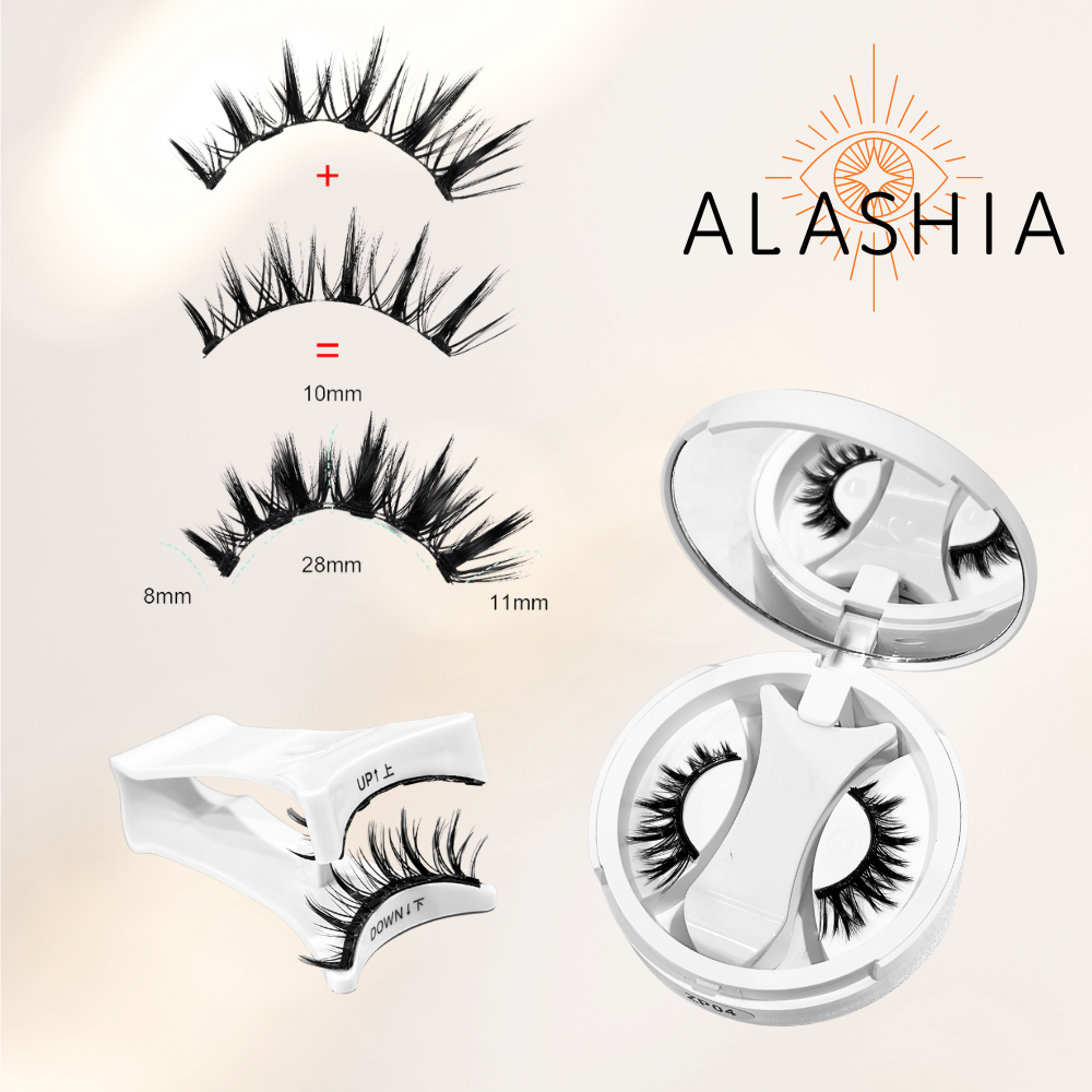 Anime Doll Style Alashia magnetic eyelashes- No Glue, Reusable & Waterproof