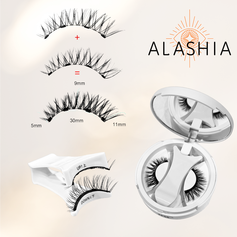 Alashia Soft Magnetic Eyelashes Kit – No Glue, Reusable, Waterproof & Easy 3s Wear